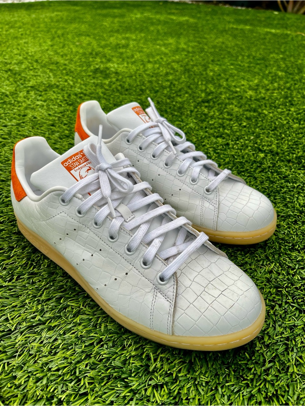 Adidas Stan Smith (White Orange Gum) 11M